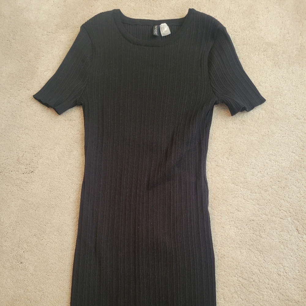 Divided Girl's Black Short Sleeve Dress Size Medium
